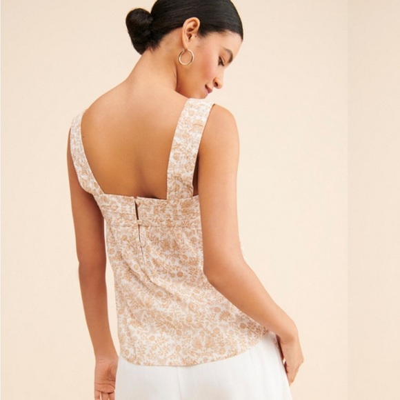 Faherty Ozette Top 100% Cotton XS - Picture 3 of 12